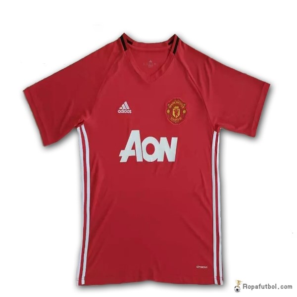 Camiseta Entrenamiento Manchester United 2016/17 Rojo Blanco